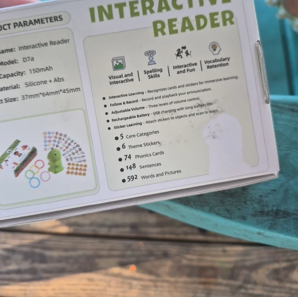 Interactive Reader Phonics Flash Cards - Nwt